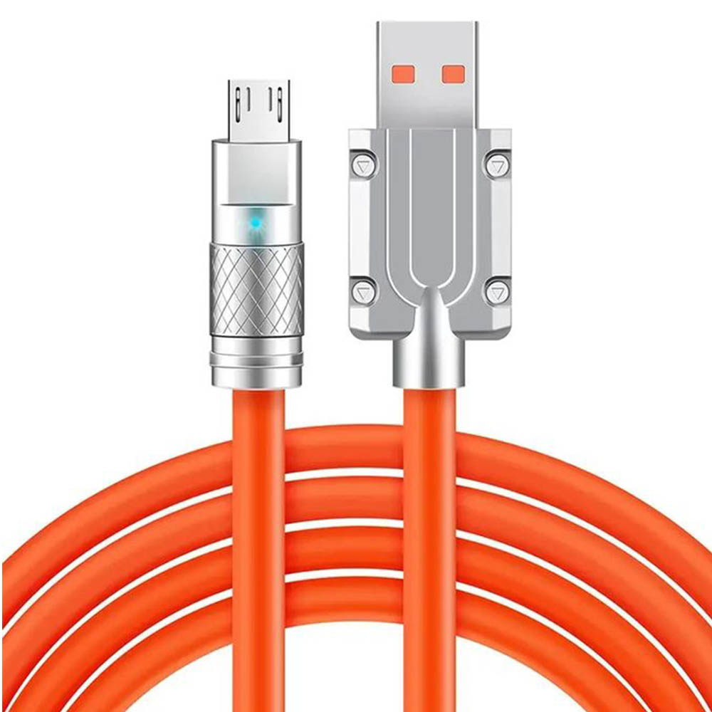 120W كابل شحن سريع مايكرو - 1 متر - برتقالي