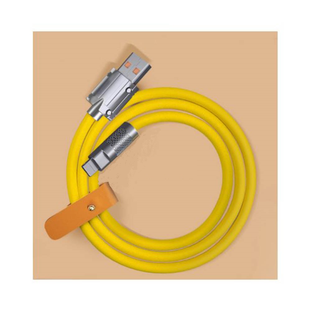 120W كابل شحن سريع للأيفون - 1 متر - أصفر