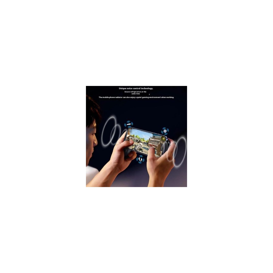 وحدة تحكم لعبة بابجي للهاتف 2*1 - أسود - JK01