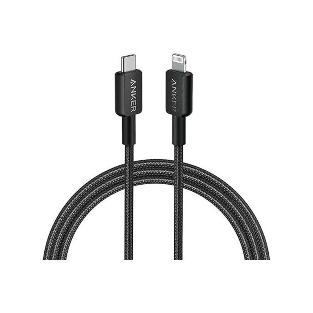 كابل لايتنينج انكر USB- أسود 322