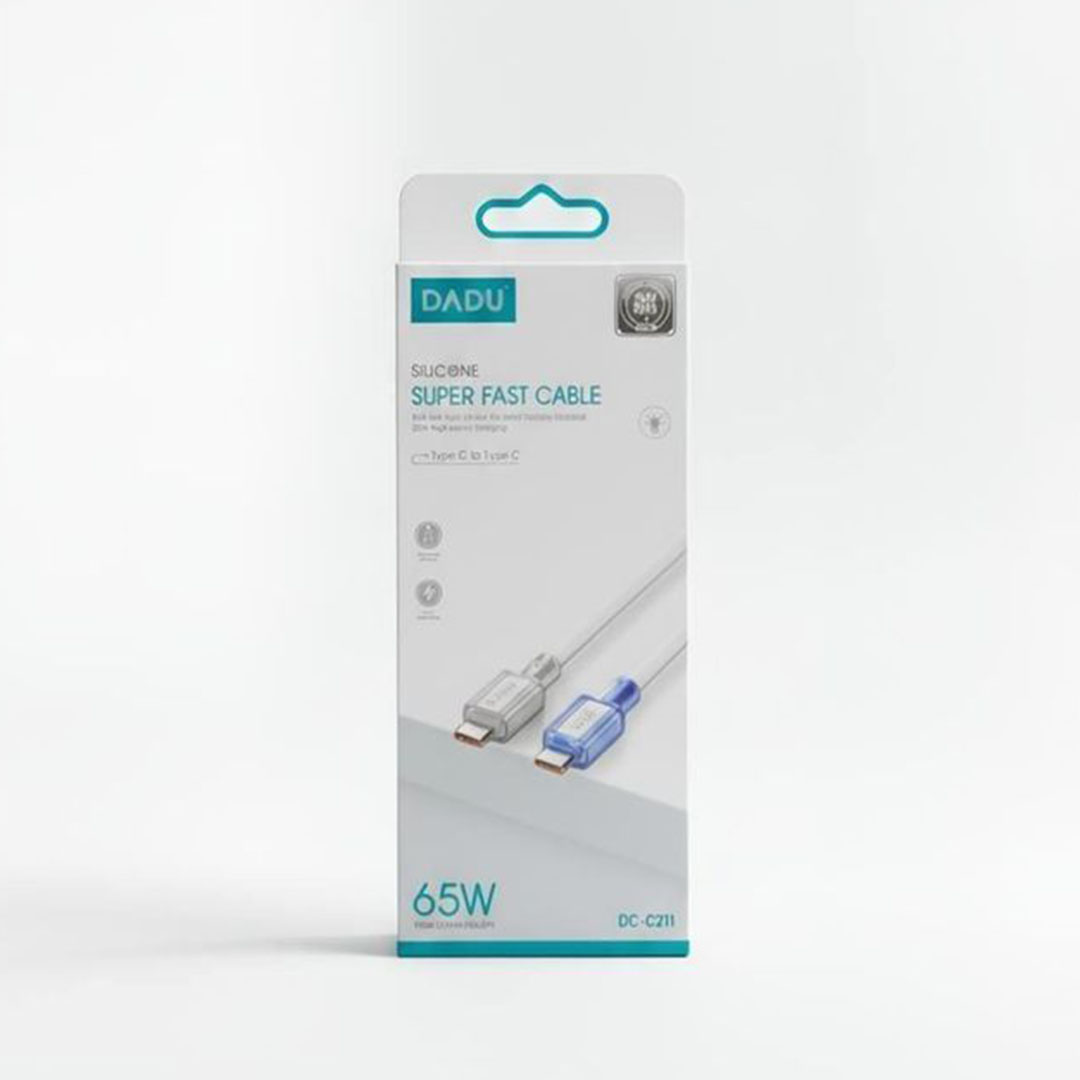 كابل شحن دادو - 65 وات - من النوع C إلى النوع C - dc-c211