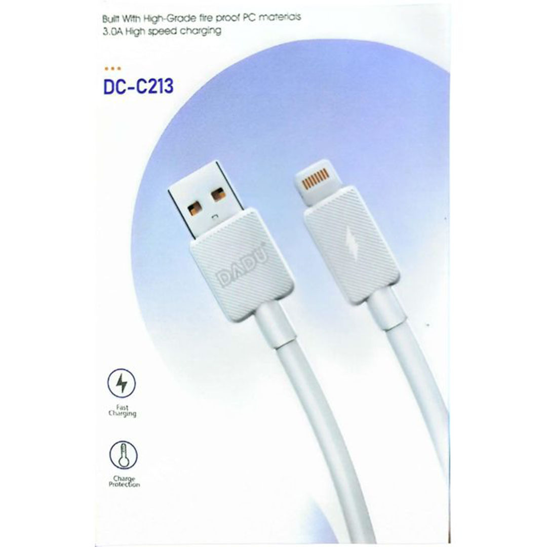 كابل بيانات سريع USB إلى لايتنينج - أبيض Dadu DC-C213 18W