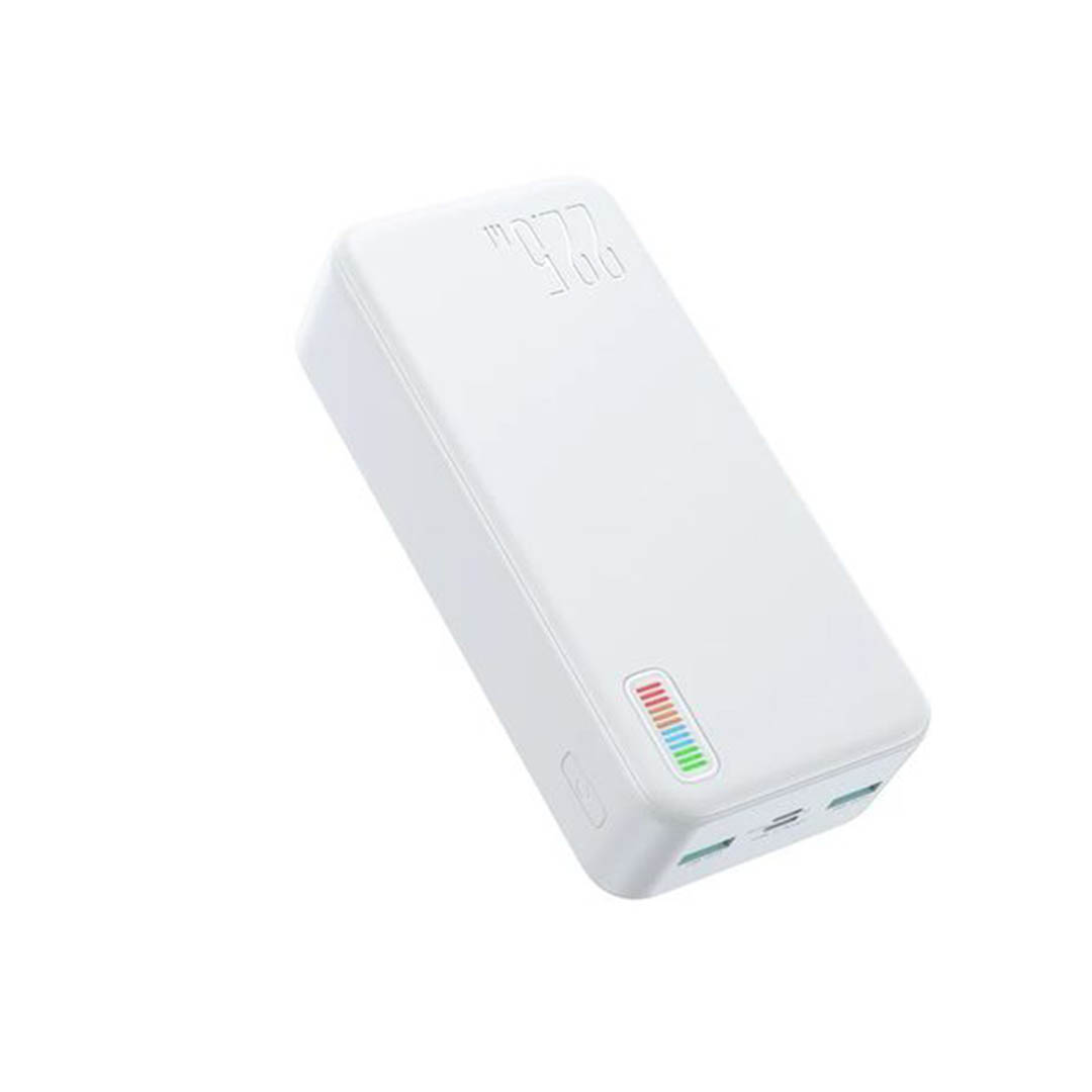 JR-QP196 باور بانك - 30000 مللي امبير - 4 مخرج - أبيض