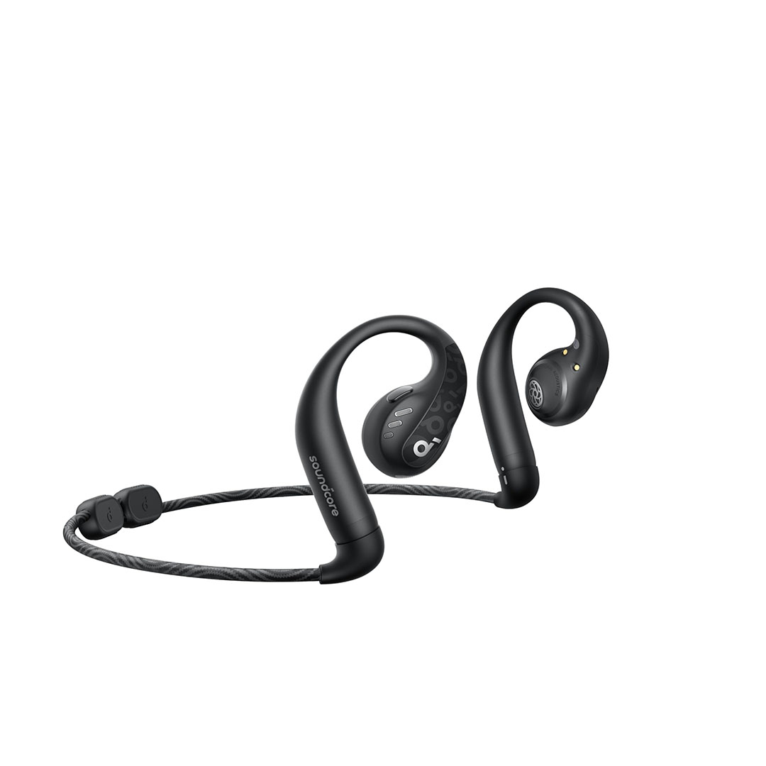 أنكر سماعة ساوندكور Aerofit Pro مفتوحة الأذن بتقنية LDAC وبلوتوث 53 أسود