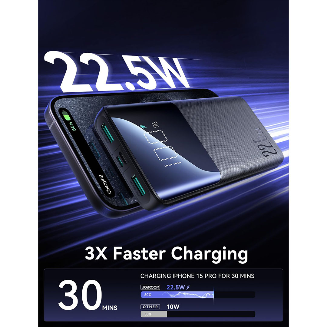 جوي روم باور بانك صغير - 22.5 وات - 10000- JR-QP191