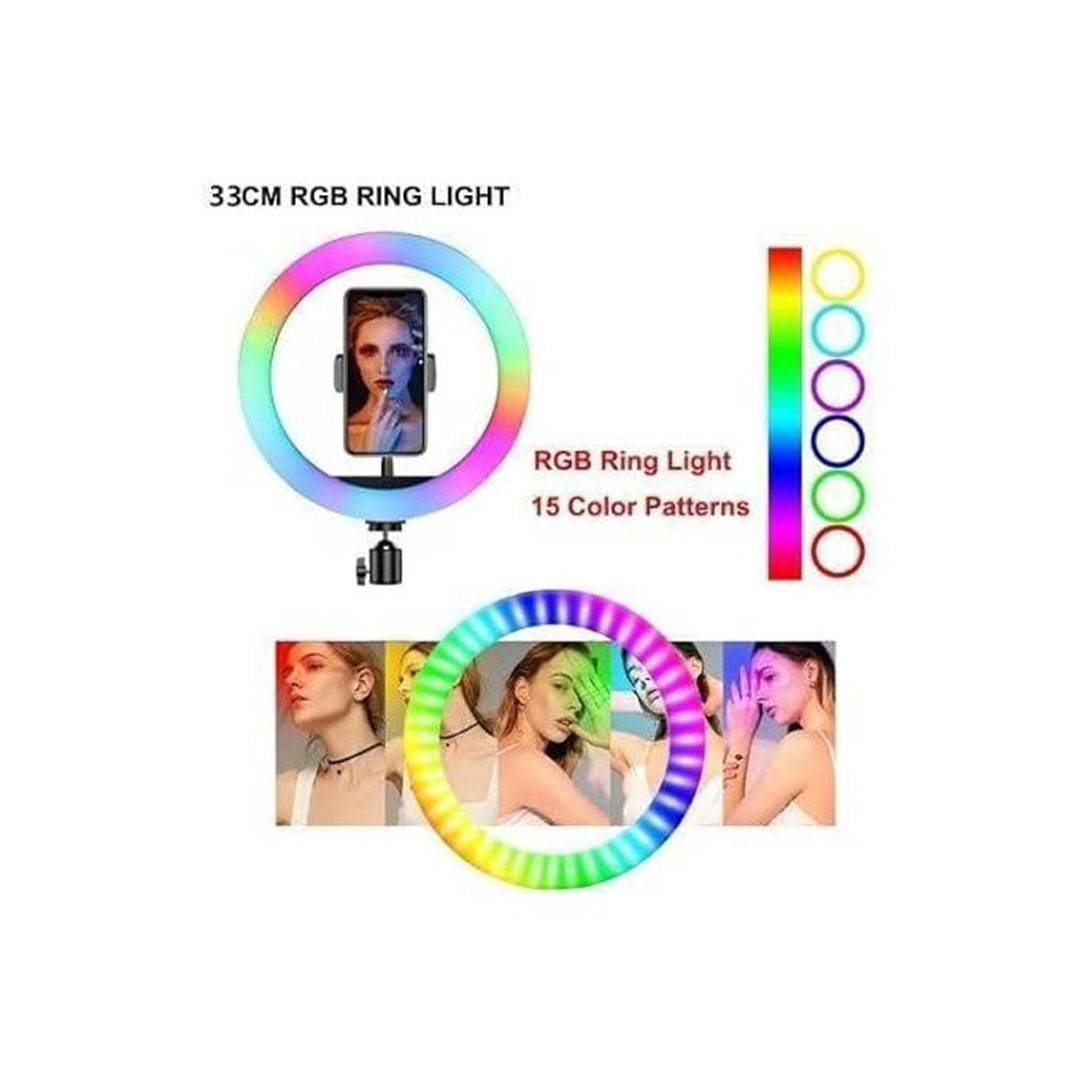 رينج لايت مع حامل موبايل - MJ36