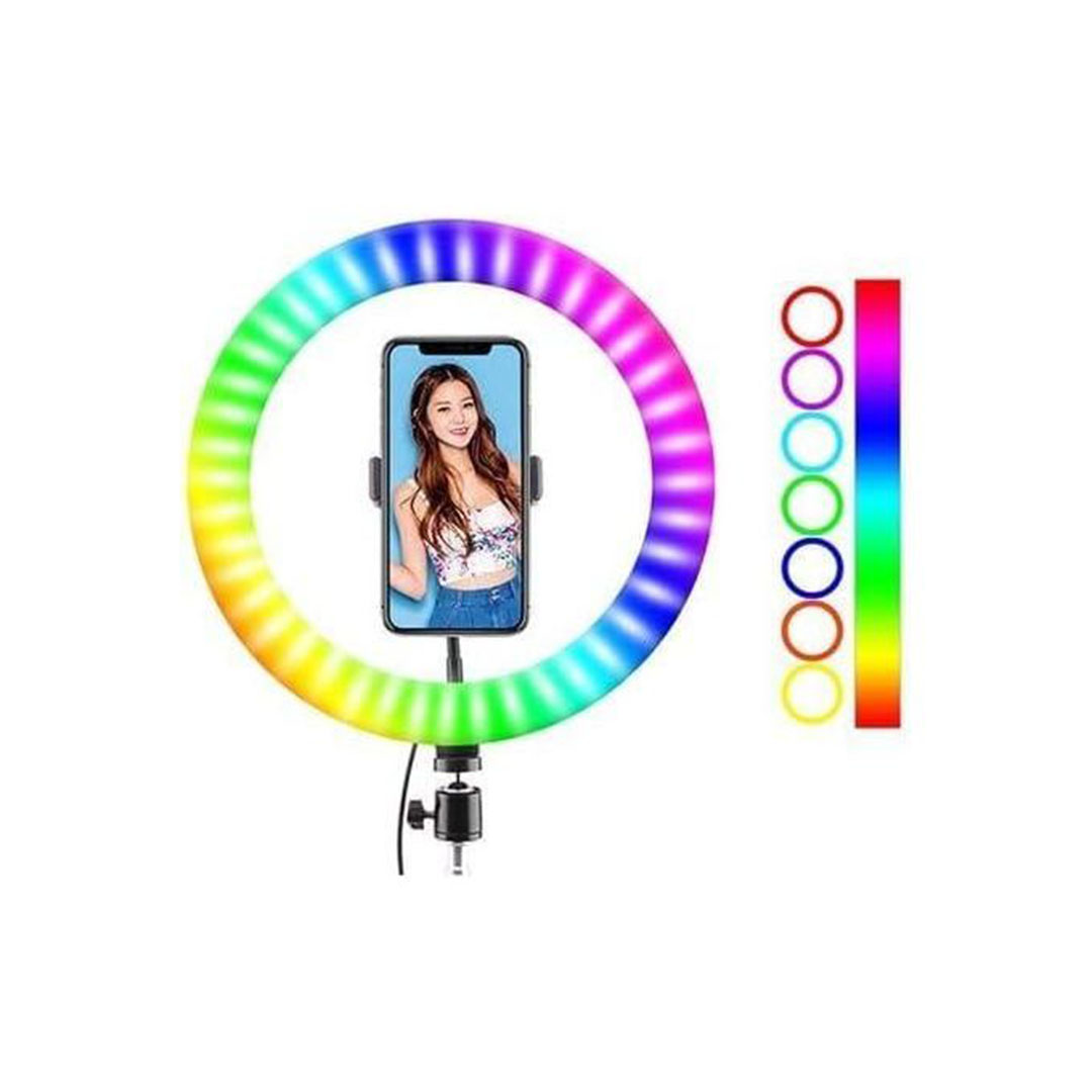 رينج لايت مع حامل موبايل - 210 سم - MJ36