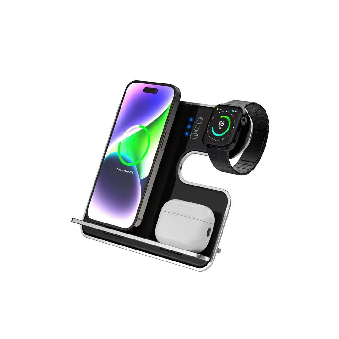 شاحن واير ليس 3*1 ماجينتك- أسود - MW18