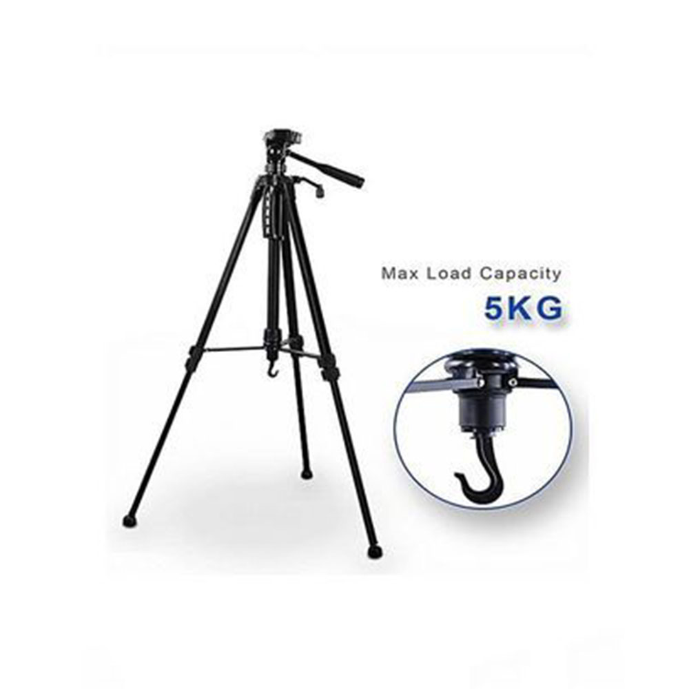 WT-3560 حامل موبايل ثلاثي - أسود