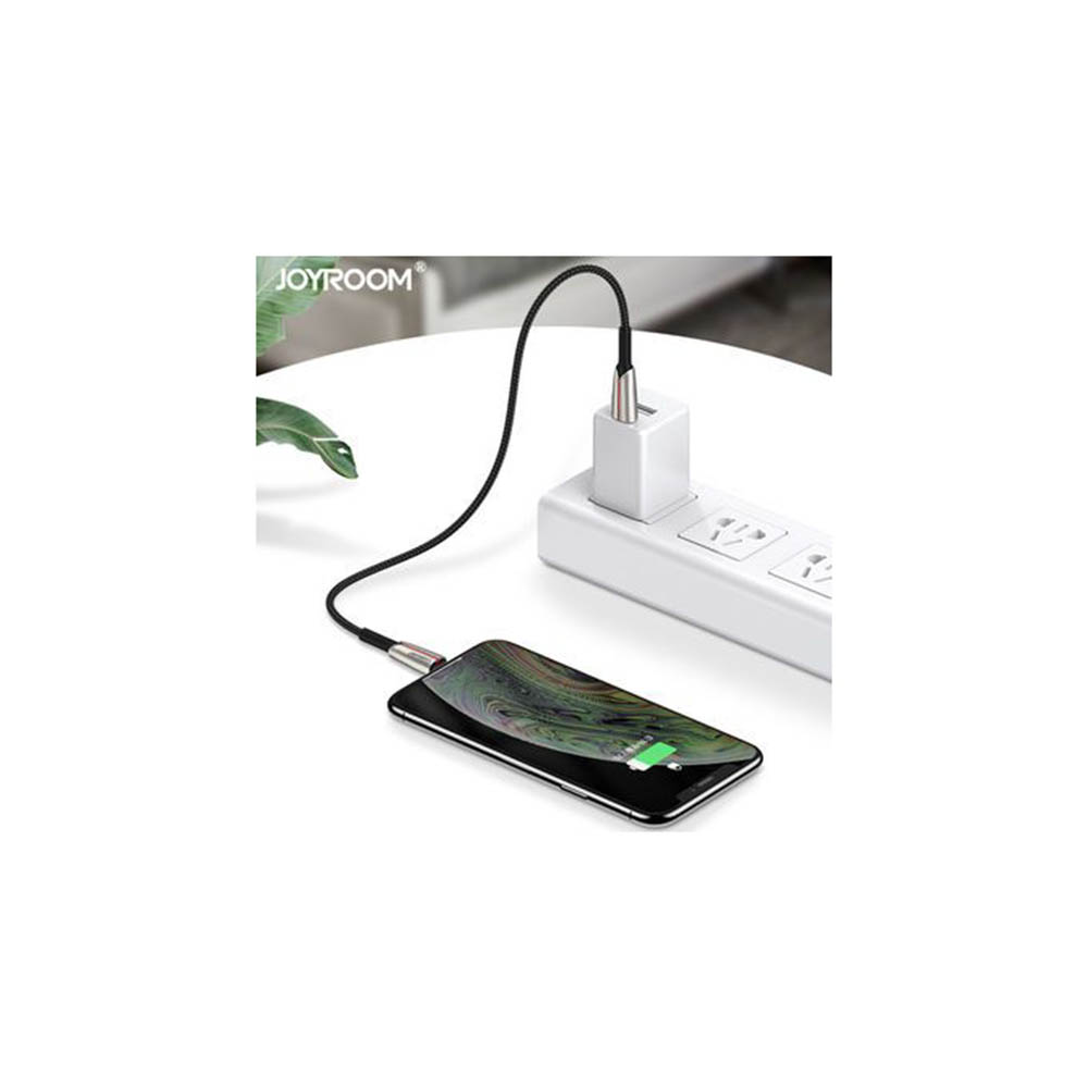 S-M417 كابل سريع الشحن - Type-C/Lightning - 1.2متر - أسود