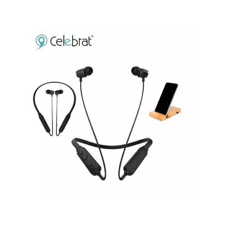 سماعة أذن مغناطيسية معلقة لاسلكية A22 - أسود