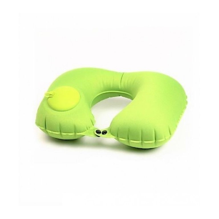 وسادة الرقبة الهوائية ذاتية النفخ - أخضر