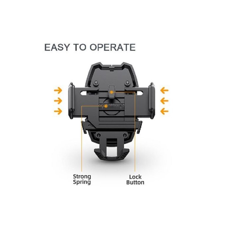 JR-ZS255 حامل موبايل للسيارة - أسود