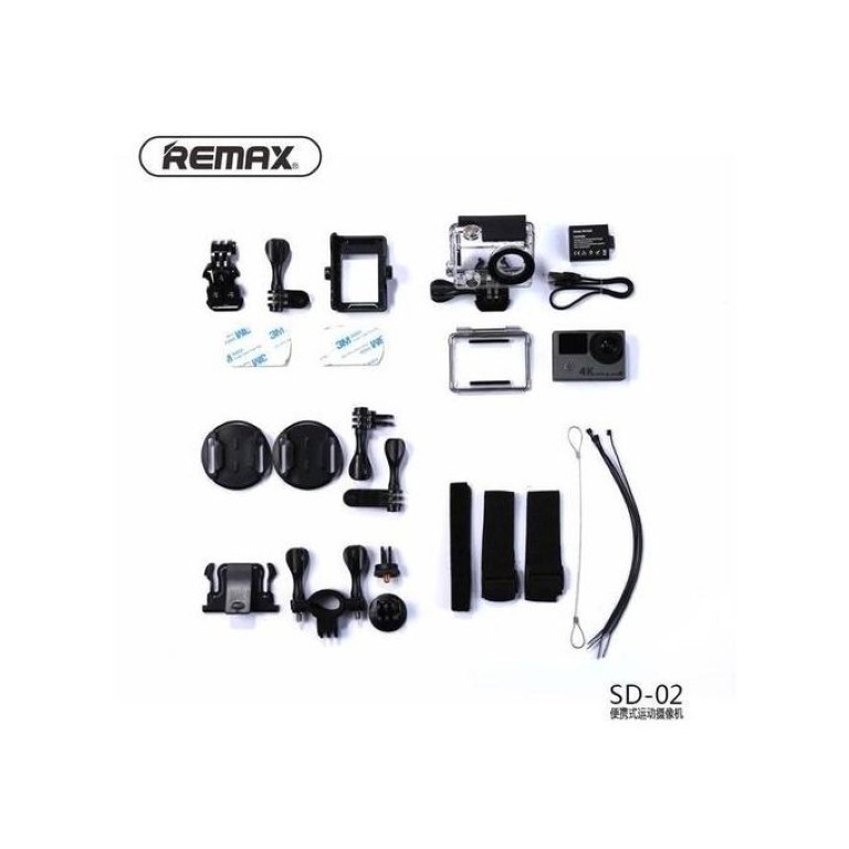 SD-02 كاميرا رياضية صغيرة مقاومة للماء بدقة 4K