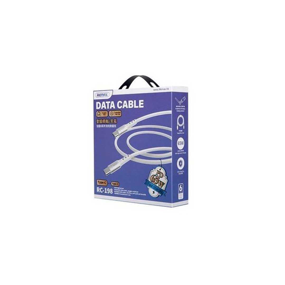 كابل شحن ونقل بيانات ريميكس تايب سي - 65 وات - RC-198