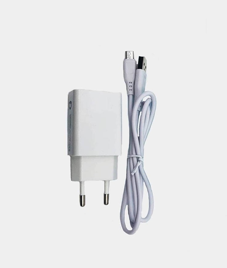 DC01V شاحن كامل مايكرو - أبيض