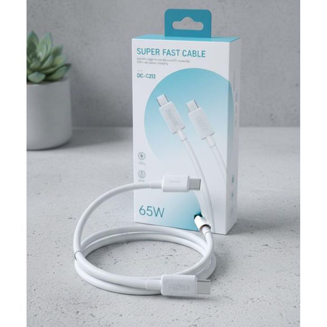 كابل شحن دادو فائق السرعة - 18 وات - من النوع C إلى النوع C - dc-c213