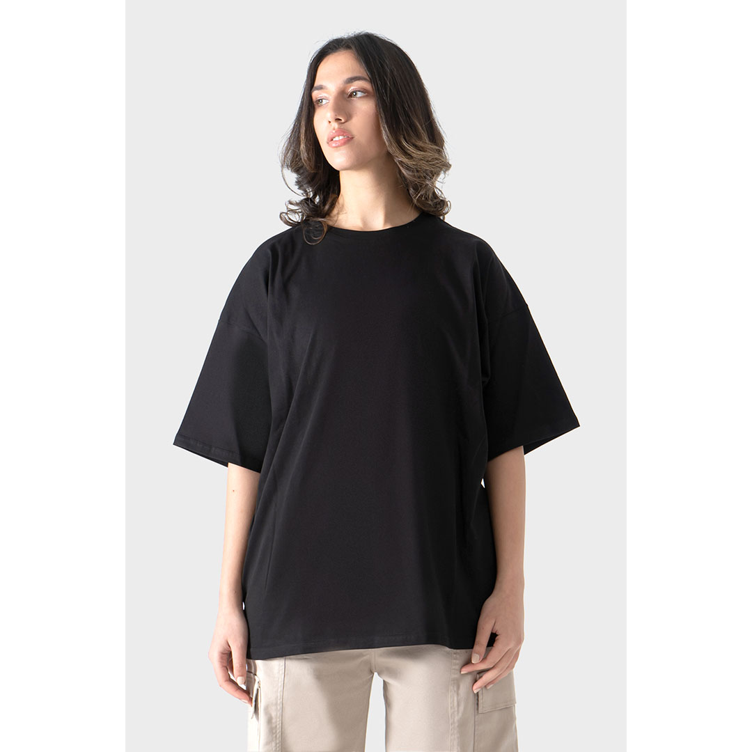 OSSTS تيشيرت أوفر سايز نص كم حريمي