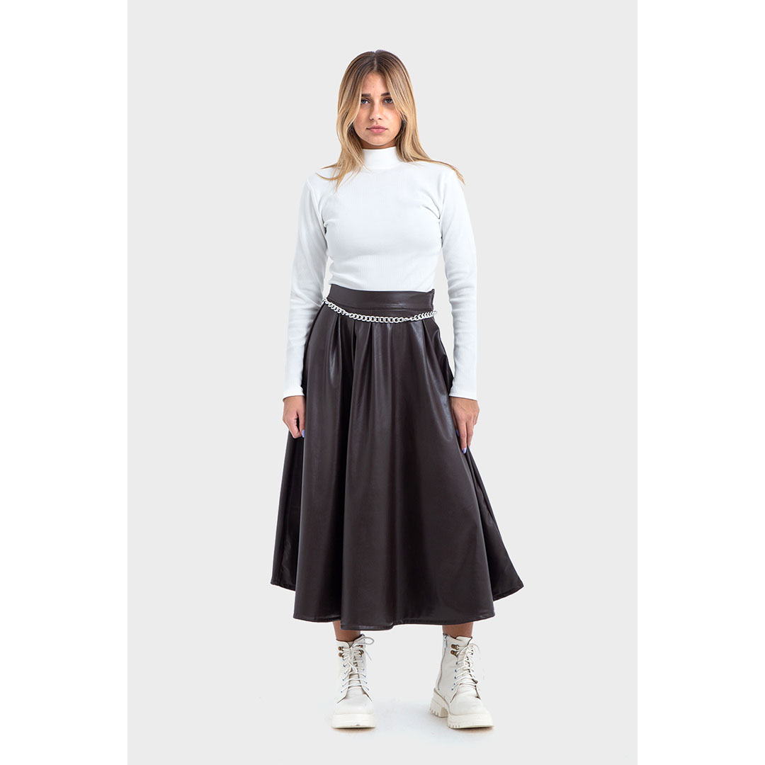 TNT بلوفر برقبة حريمي - أبيض