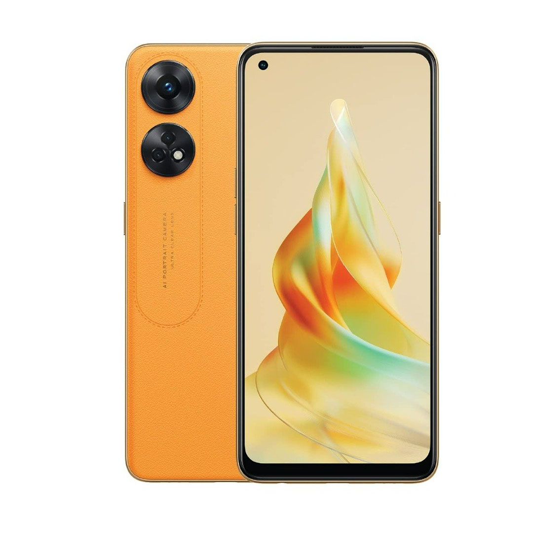 اوبو 8T رينو - 128/8 جيجا - شريحتين - 4G - برتقالي - eh-39