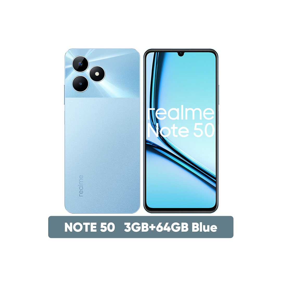ريلمي نوت 50 - 64/3 جيجا - شريحتين - 4G - أزرق - eh-39