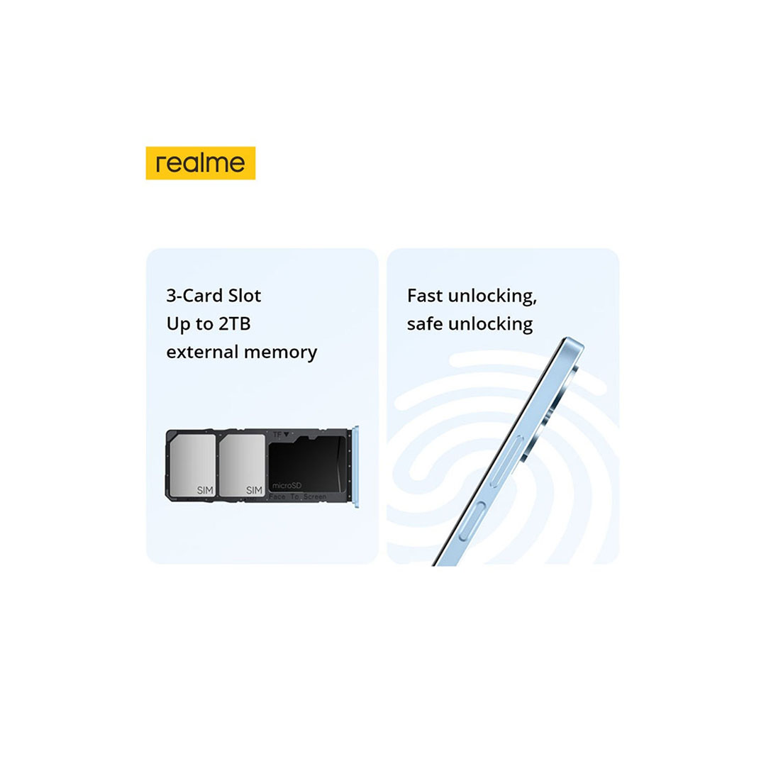 ريلمي نوت 50 - 64/3 جيجا - شريحتين - 4G - أزرق - eh-39
