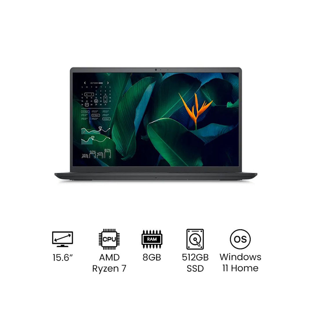 لابتوب ديل فوسترو 3515 - 15.6 بوصة - 512 جيجا/8 جيجا رام - Ryzen 7 - رمادي