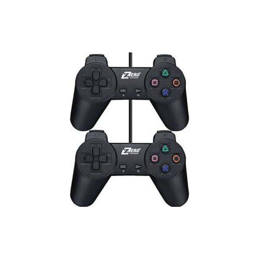 Zr-5532 ازرع تحكم للالعاب USB للكمبيوتر - أسود