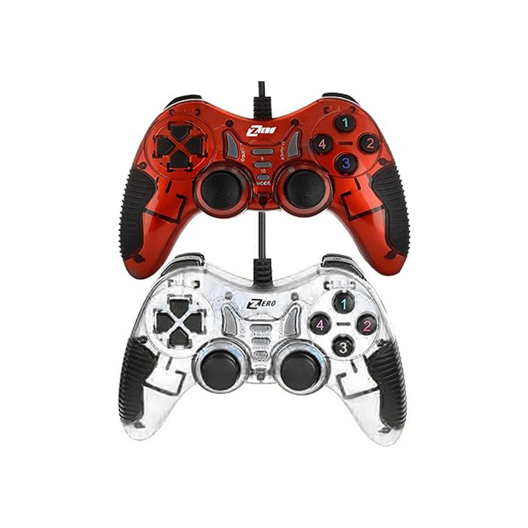 ZR-6001 ازرع تحكم للالعاب USB للكمبيوتر - أسود