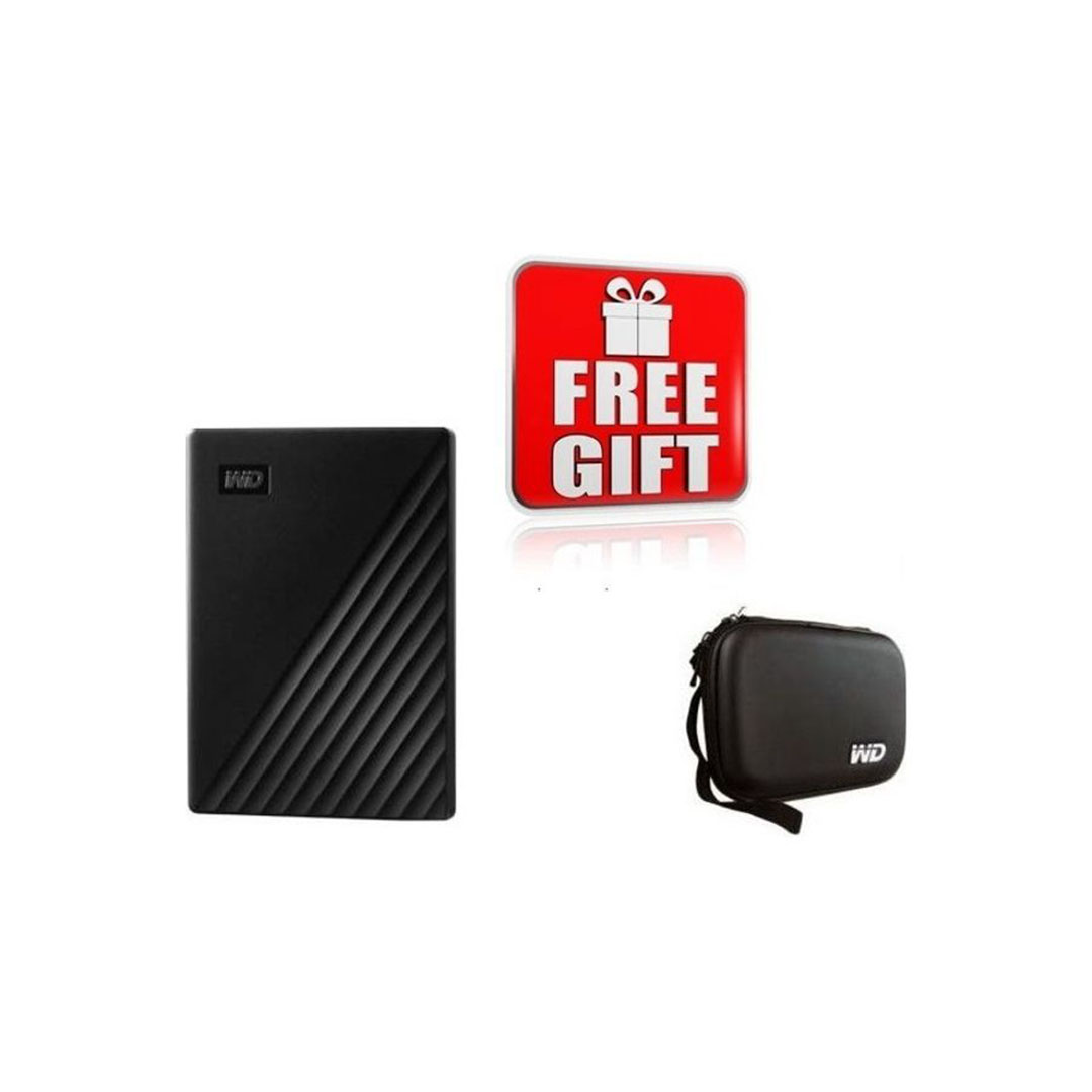 هارد ديسك خارجي مع جراب - 1 تيرابايت - أسود - WDBYVG0010BBK-WESN