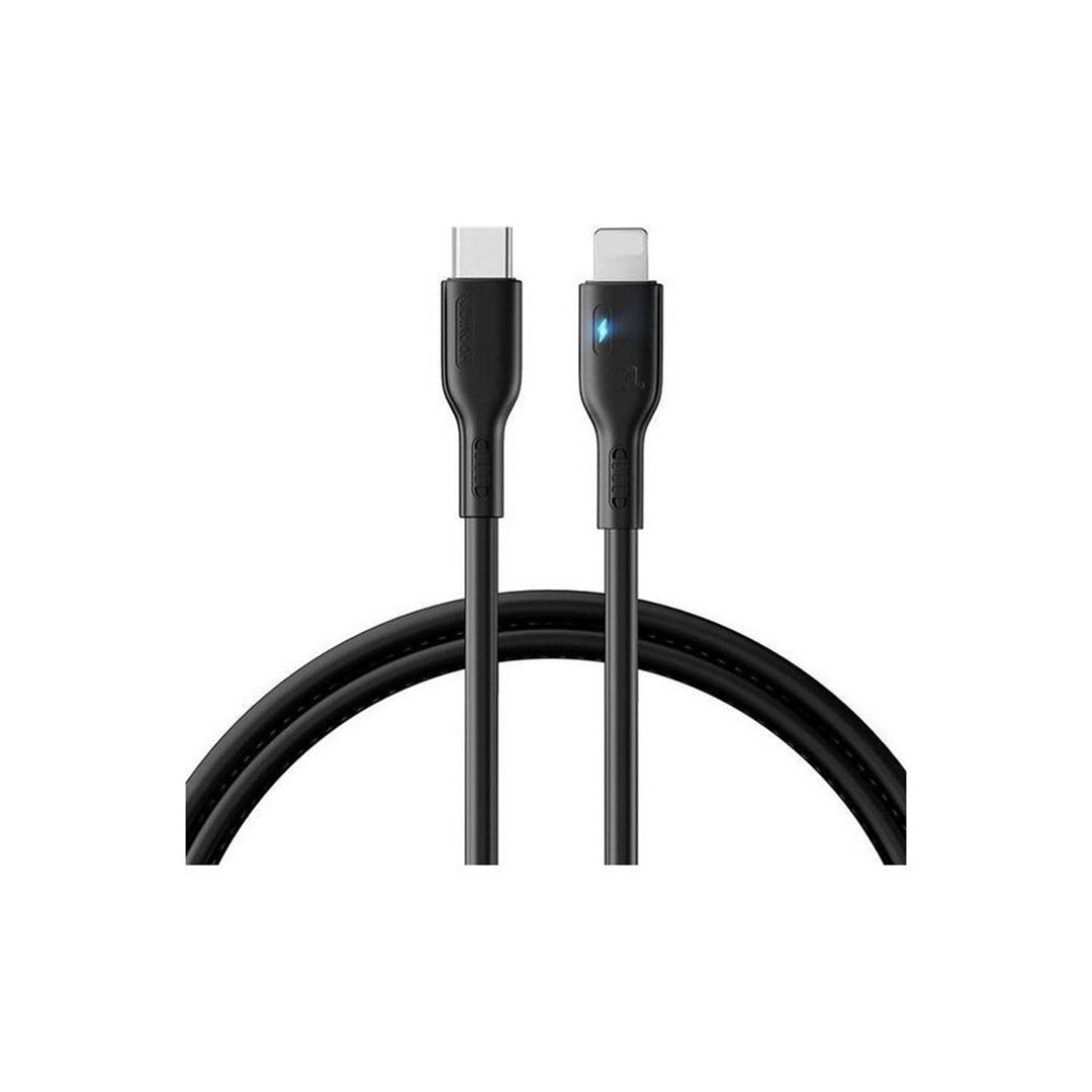 S-CL020A13 كابل شحن من USB C الي لايتينينج - أسود