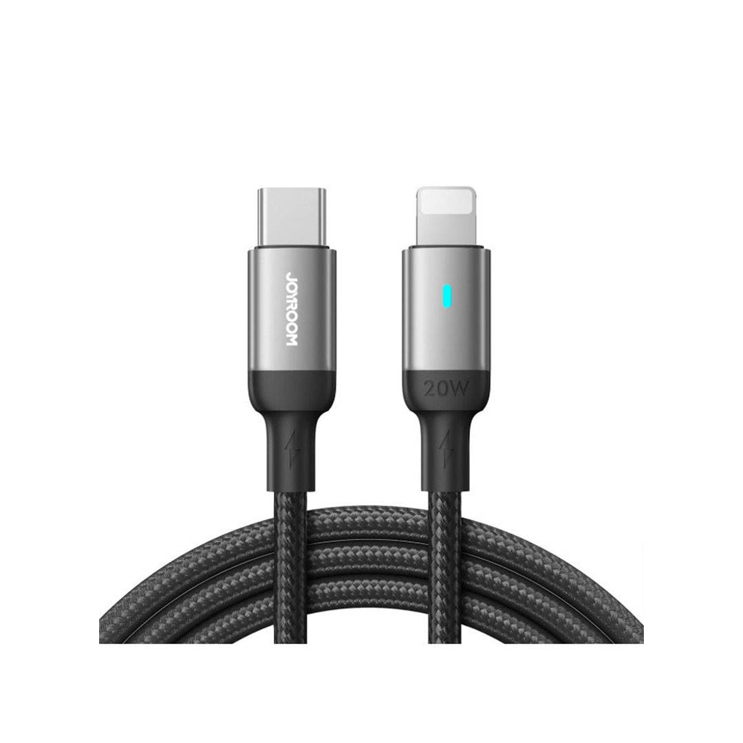 S-CL020A10 كابل شحن سريع لايتينينج - 3 متر - أسود