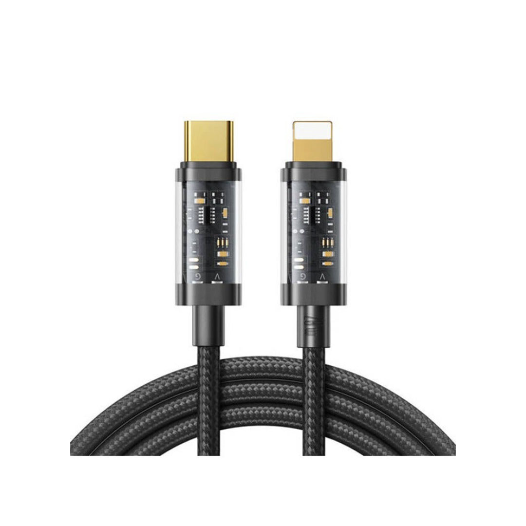 S-CL020A12 كابل شحن من USB C الي لايتينينج - أسود