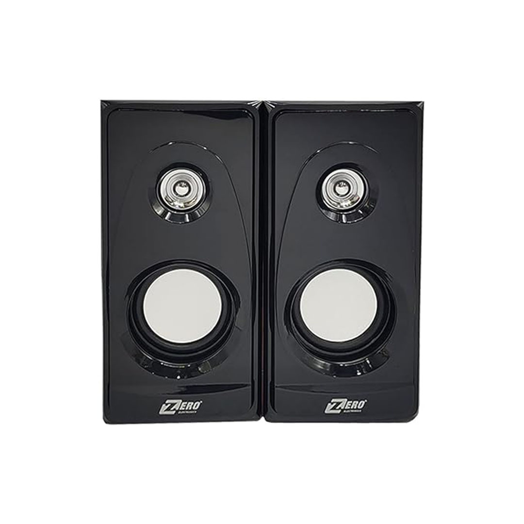 ZR-80 مكبر صوت بسلك للكمبيوتر واللاب توب - أسود