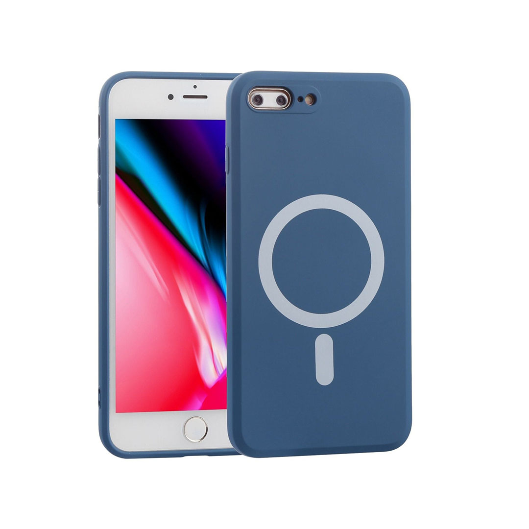 جراب سيليكون لموبايل أيفون 7و8 - أزرق