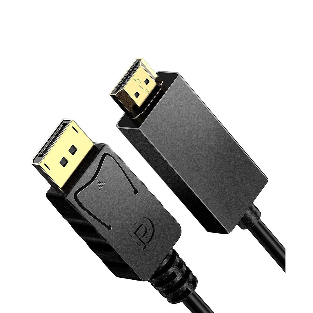 كابل شاشة DP/HDMI - أسود