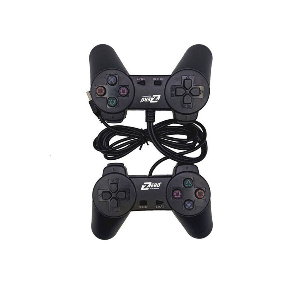 Zr-5532 ازرع تحكم للالعاب USB للكمبيوتر - أسود
