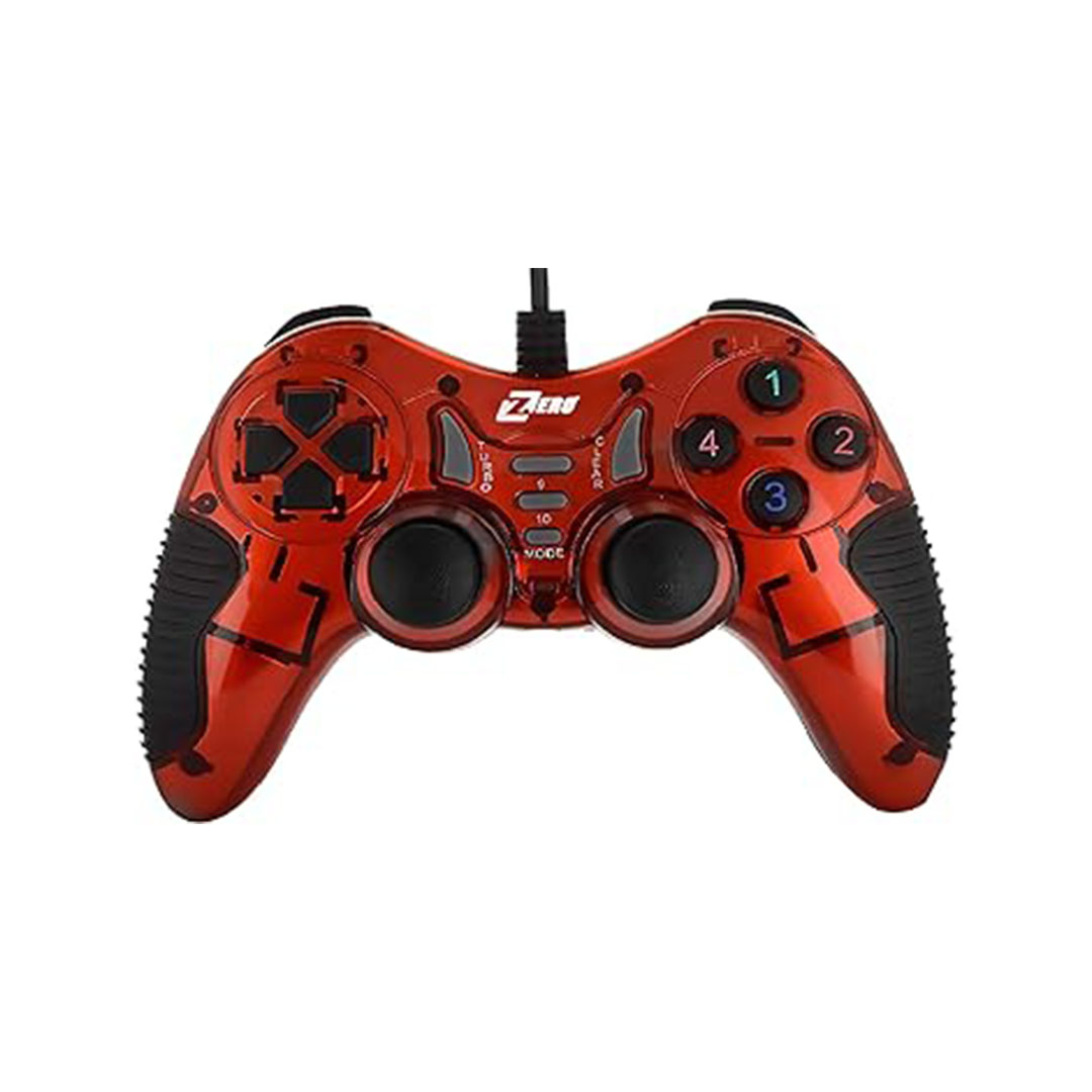 ZR-6001 ازرع تحكم للالعاب USB للكمبيوتر - أسود