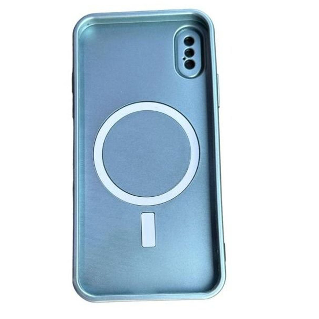 جراب حماية من السيليكون لموبايل أيفون X وXS - لبني