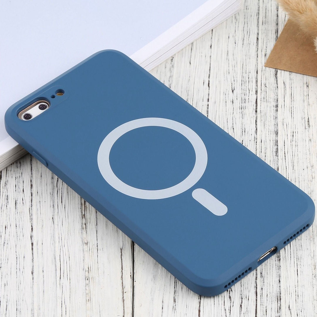 جراب سيليكون لموبايل أيفون 7و8 - أزرق