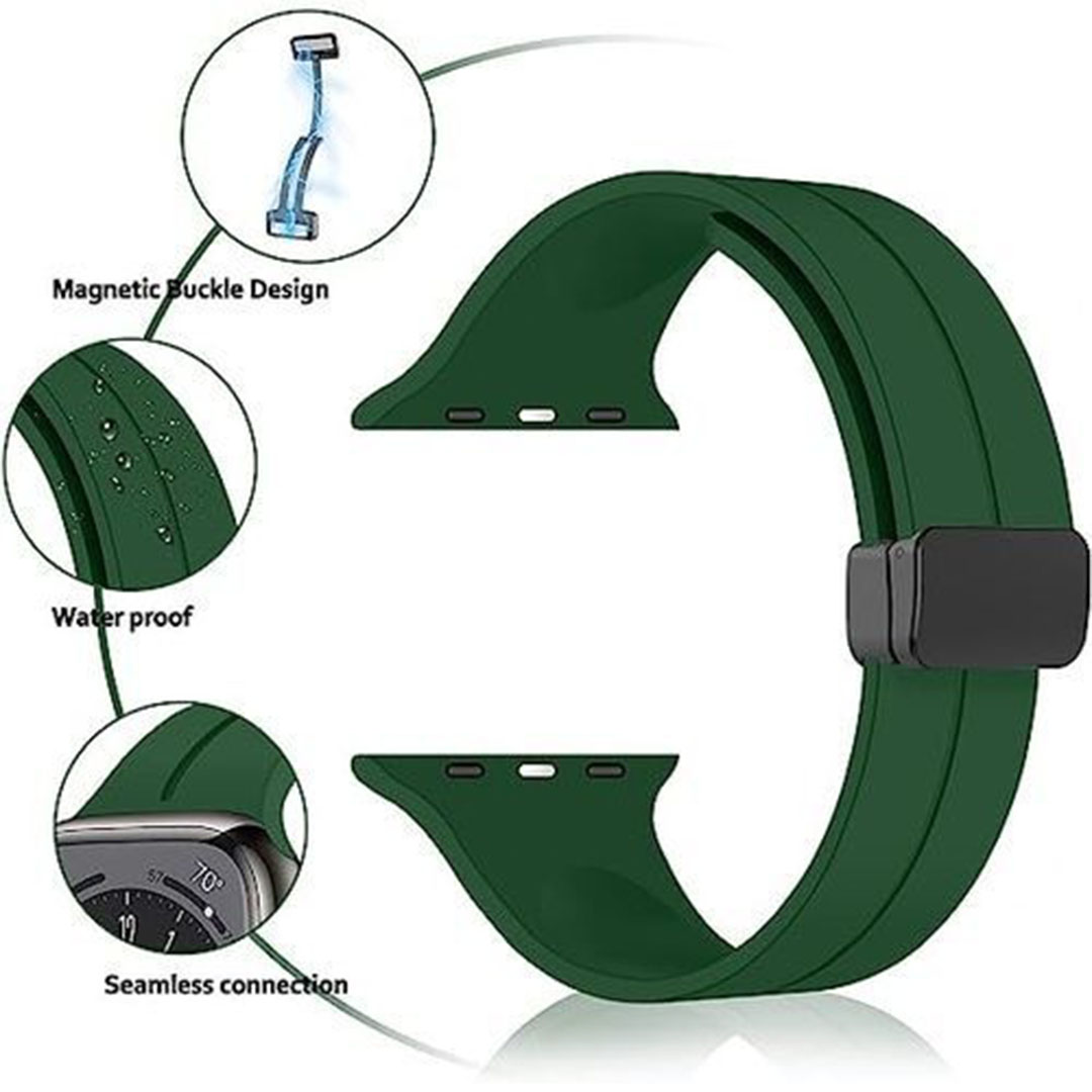 ستراب ساعة أبل بقفل مغناطيسي - زيتي