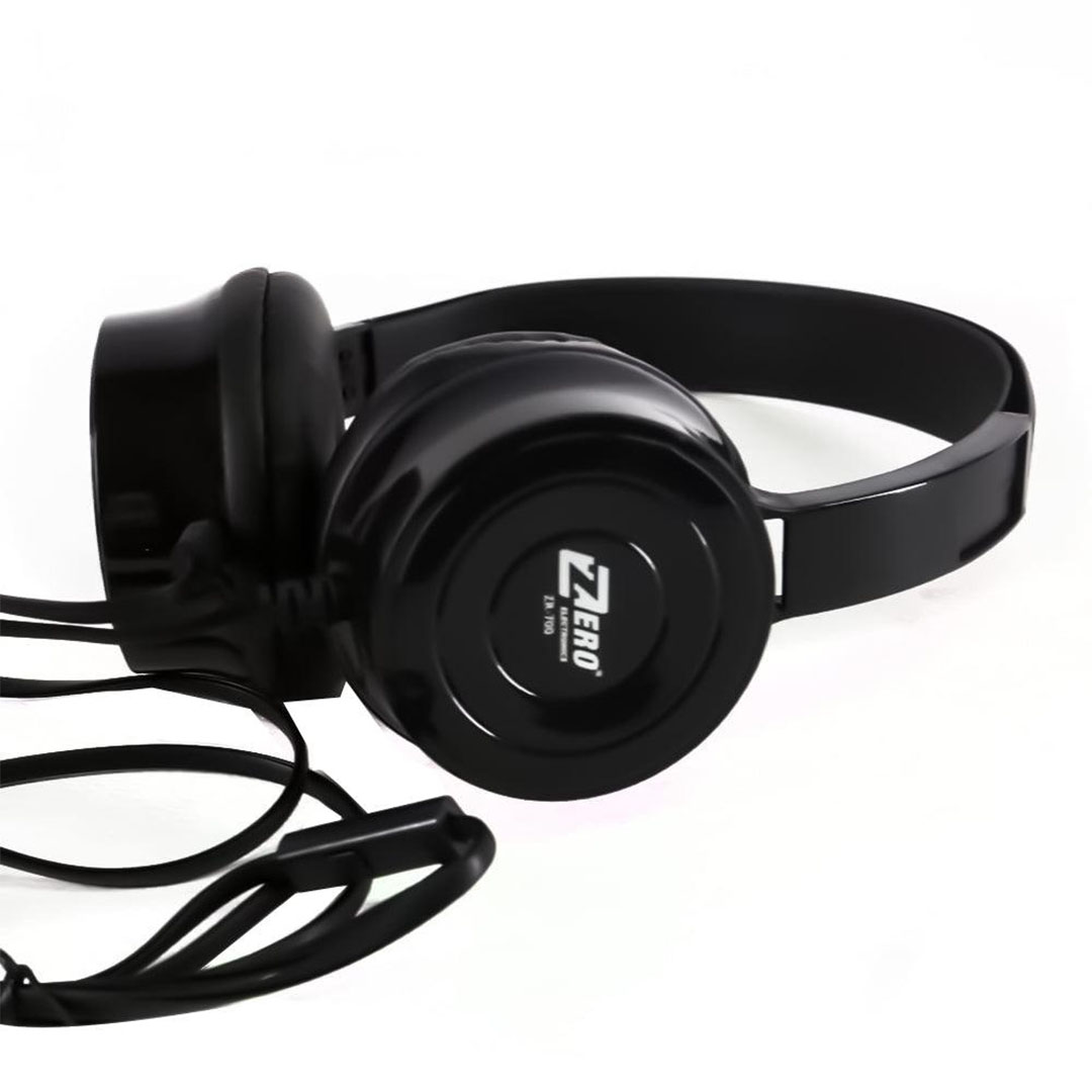 ZR-700 سماعة فوق الرأس سلكية - أسود