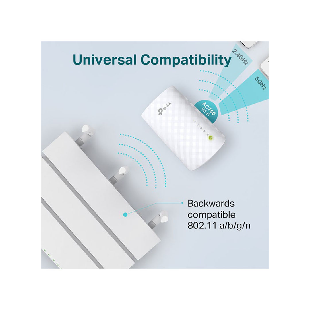 Re200 مقوي شبكة الواي فاي - أبيض