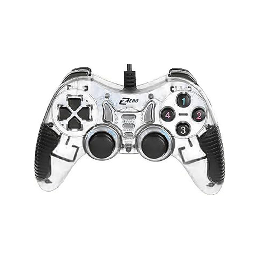 ZR-6001 ازرع تحكم للالعاب USB للكمبيوتر - أسود