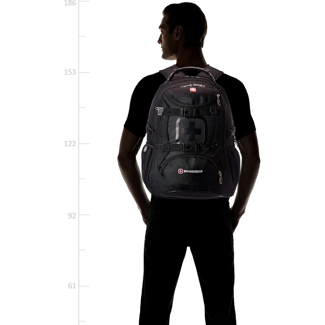 9337 شنطة لاب توب - 17 بوصة - أسود