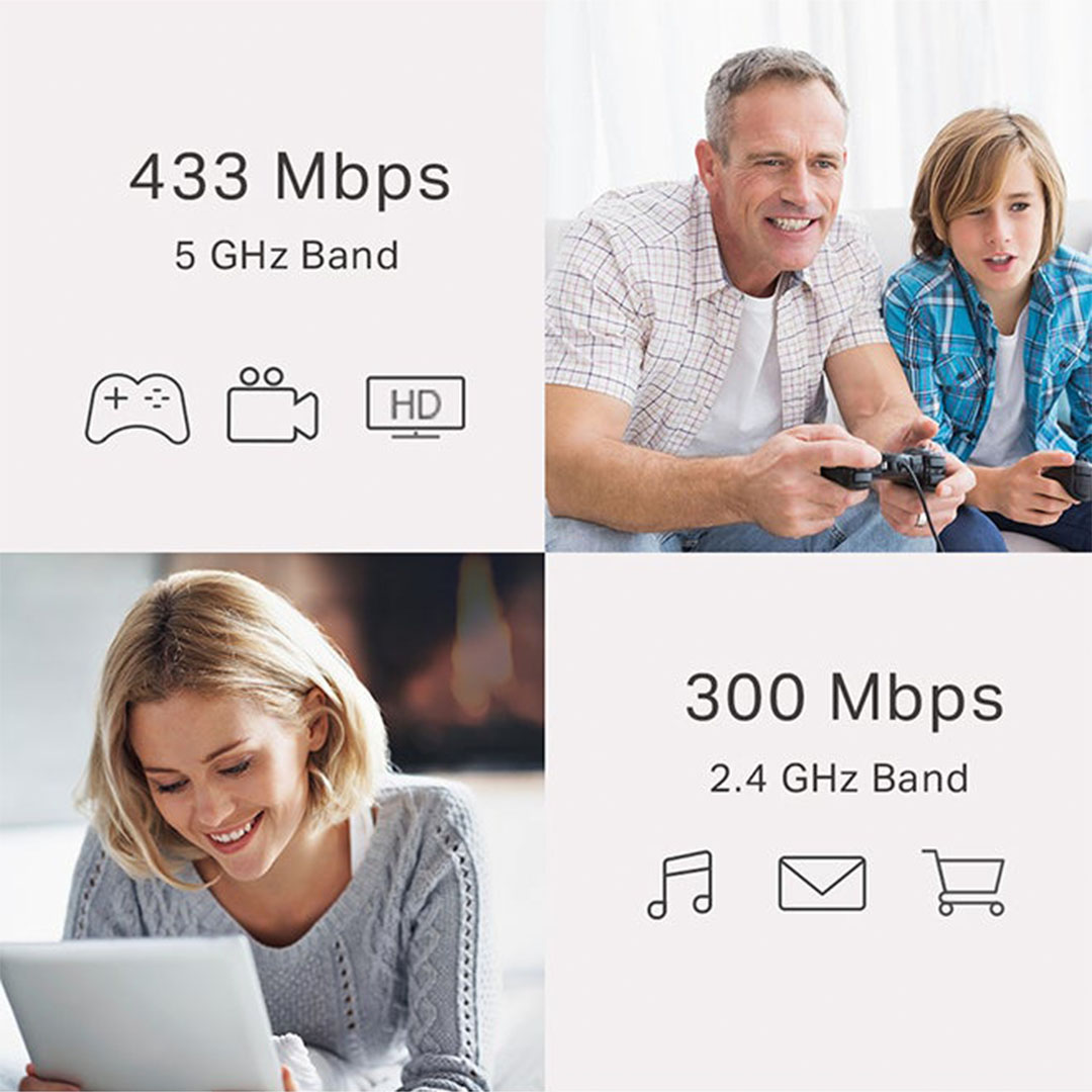 Archer C24 راوتر للاسلكي ثنائي النطاق - أبيض