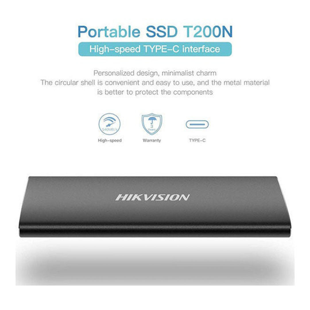T200n-256g هارد ديسك SSD خارجي - 256GB - أسود