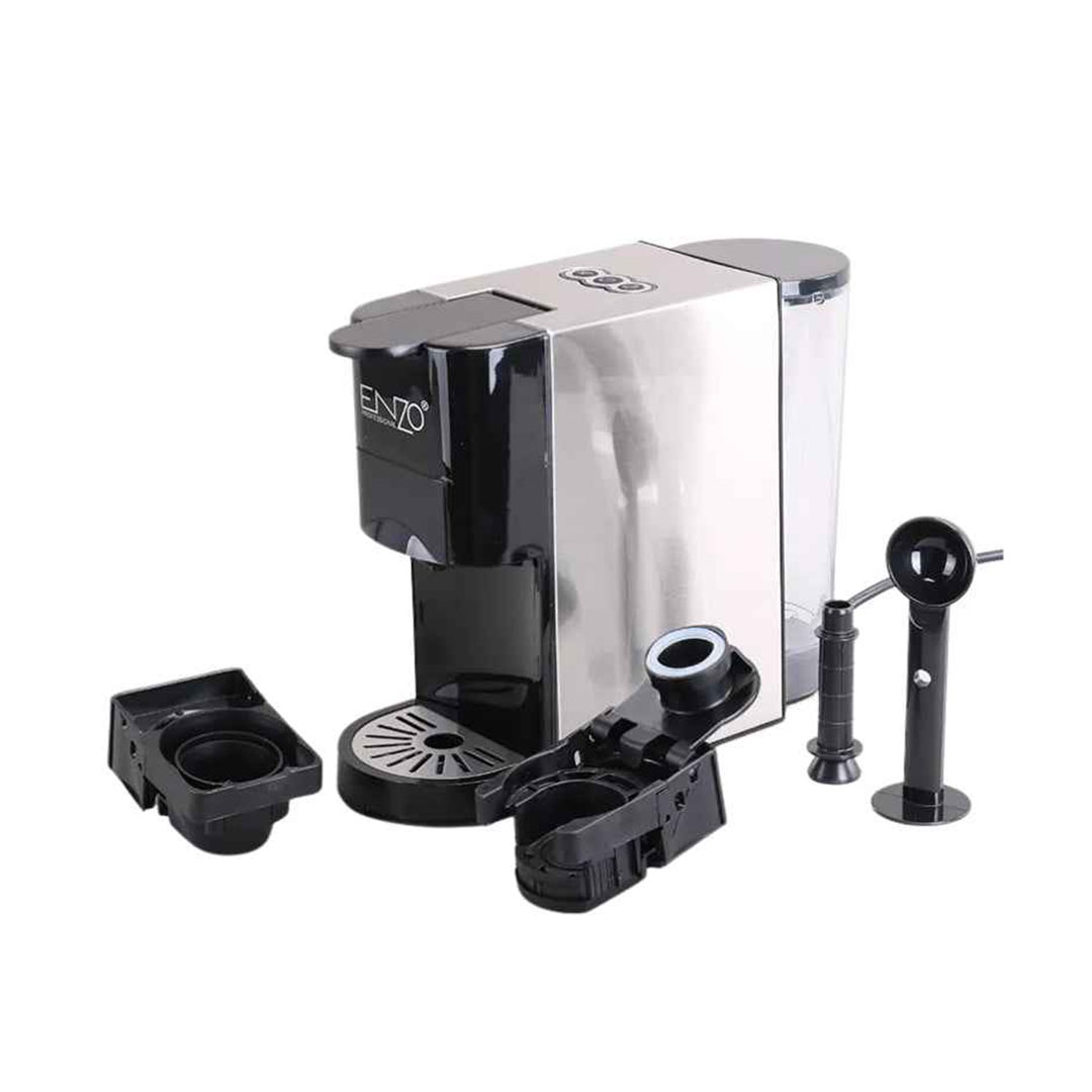 ماكينة قهوة اينزو بروفيشنال - ضغط 19 بار - 1450 وات - فضي