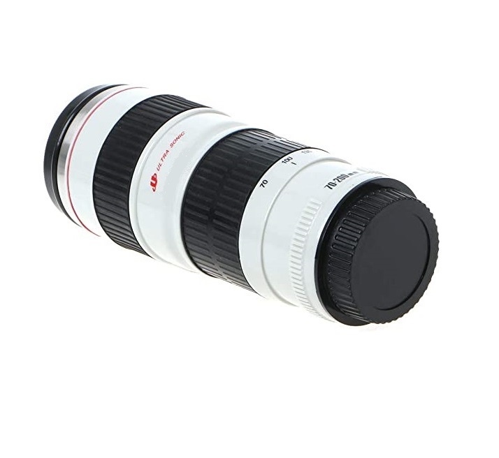 مج رحلات شكل عدسة - أبيض