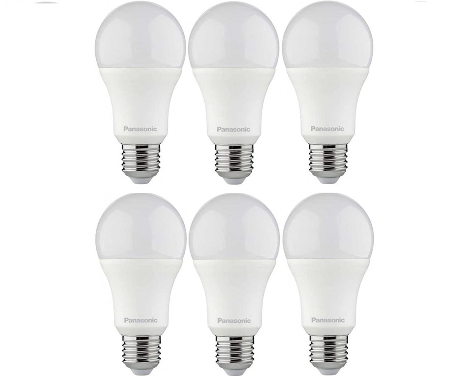 لمبة LED باناسونيك - 9 وات - 6 لمبات - أصفر PBUM08093-EX